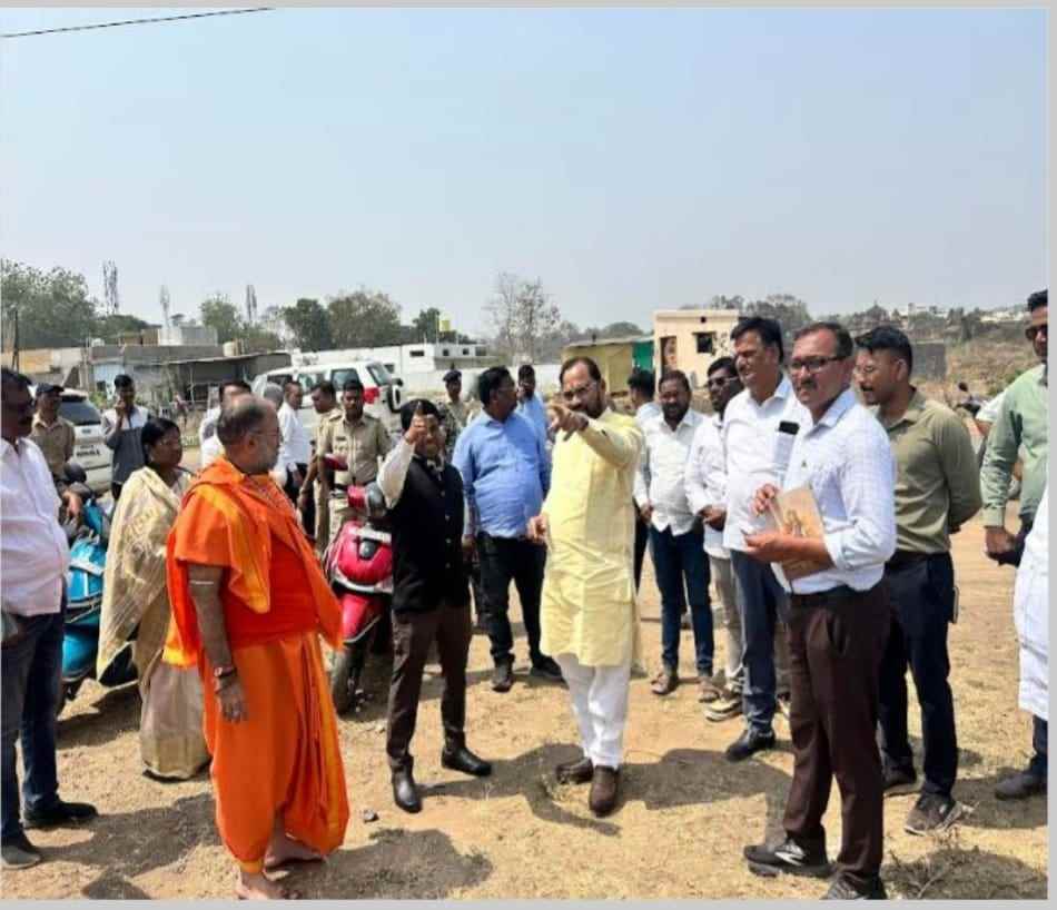 MLA किशोर जोरगेवार ने महाकाली यात्रा के बैकग्राउंड में इंतज़ामों का इंस्पेक्शन किया